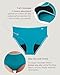 saalt Teen Brief Period Underwear - Leakproof Menstrual Underwear for Teen Girls - Nylon-Spandex Blend - Full-Coverage Comfort - Machine Washable - Heavy Absorbency - 13-14 (L) Violet Sky