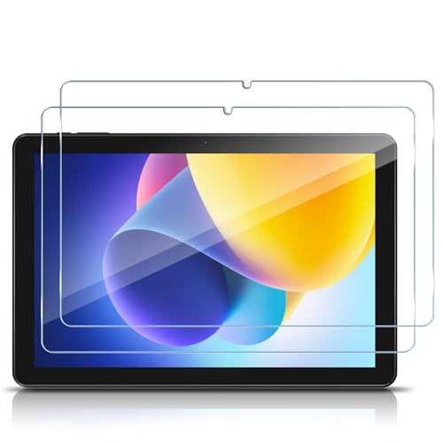 Haofun Schutzfolie Kompatibel mit DOOGEE T10W/U10 für Panzerglas, 2 Stück 9H Härte Anti-Kratzen Glass Protector, Anti-Bläschen Panzer Schutz Glas, HD Clear Displayschutz