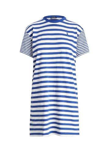Preisvergleich Produktbild Polo Ralph Lauren Gestreiftes Jersey-Hemdkleid M