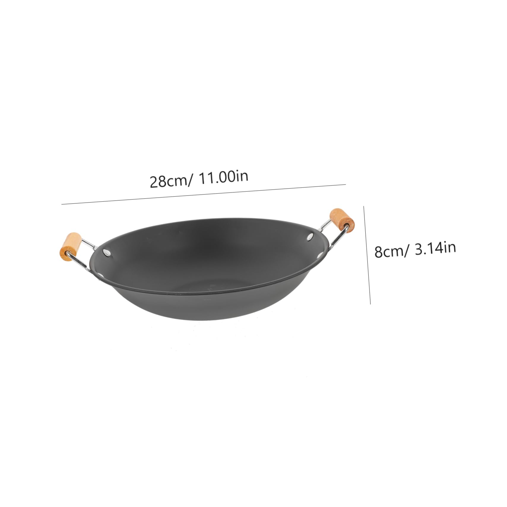 LALADEFIEE Kitchen Cooking Pan Stainless Steel Pan Set Simmer Pot Double Boiler Pot for Daily Use Random Color