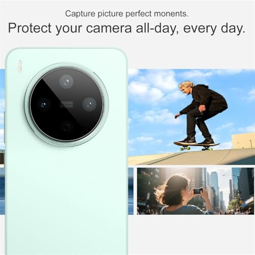 Image of 4youquality Back Camera Lens Protector for Vivo Y500 Pro (1 Pack) | 9H Tempered Glass Camera Guard | Military-Grade Protection | Ultra Clear HD | Bubble-Free Easy Installation | Case Friendly Design