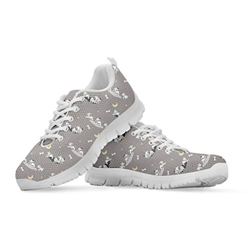 Chaussures sport dalmatien Coloranimal baskets femme originales lacets kawaii