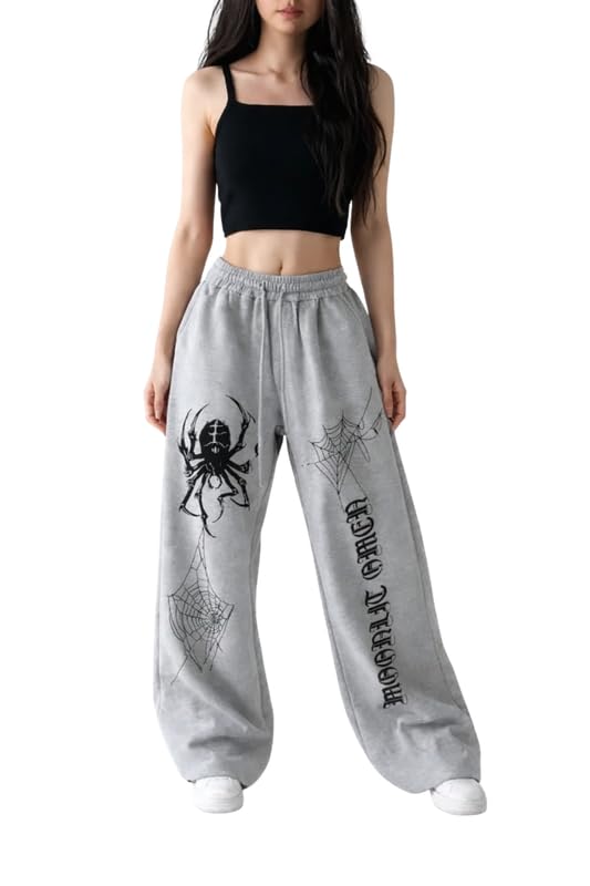 Printed Women's Loose Fit Track Pants – Polycotton Joggers with Elastic Waistband & Side Pockets | Lower Comfortable for Gym, Running & Casual Wear