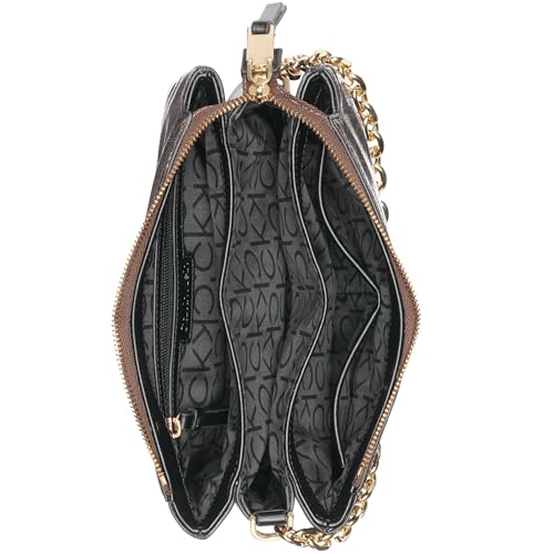 Image of Calvin Klein Women's Rain Triple Compartment Chain Crossbody