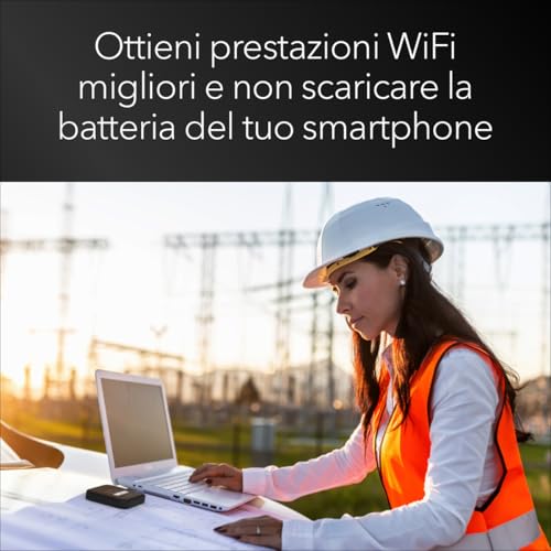 Netgear Nighthawk M3 Router 5G Con Sim, Modem Portatile, Saponetta Wifi 5G Per Casa, Hotspot E Wifi 6, Collega Fino A 32 Dispositivi (MH3150) - 5
