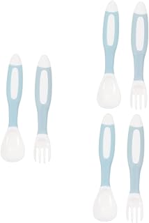 Toyvian 3 Conjuntos De Colher De Garfo De Frutas Utensílios Para Crianças Utensílios Para Crianças Garfo Para Crianças Colher De Bebê Colher De Bebê Garfo De Bebê Louça Infantil Garfo De