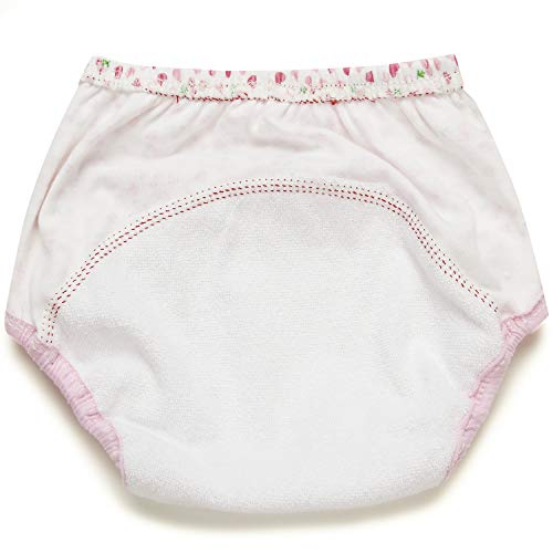 Adorel Baby Meisjes Trainingsbroekjes Herbruikbare Set van 5 Veelkleurig 2-3 Jaar (Fabrikant Maat: 90) - Afbeelding 3