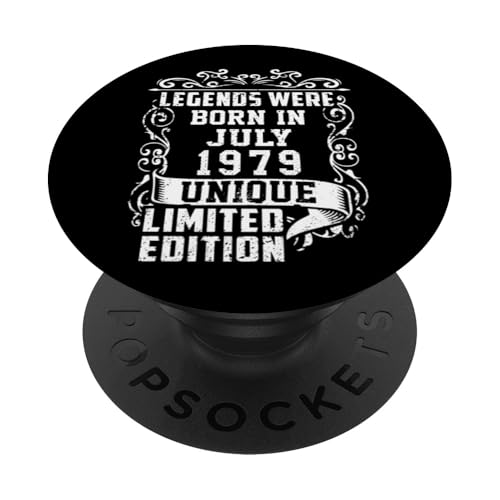 Cumpleaños Julio 1979 Edición Limitada Regalo Legend July PopSockets PopGrip Intercambiable
