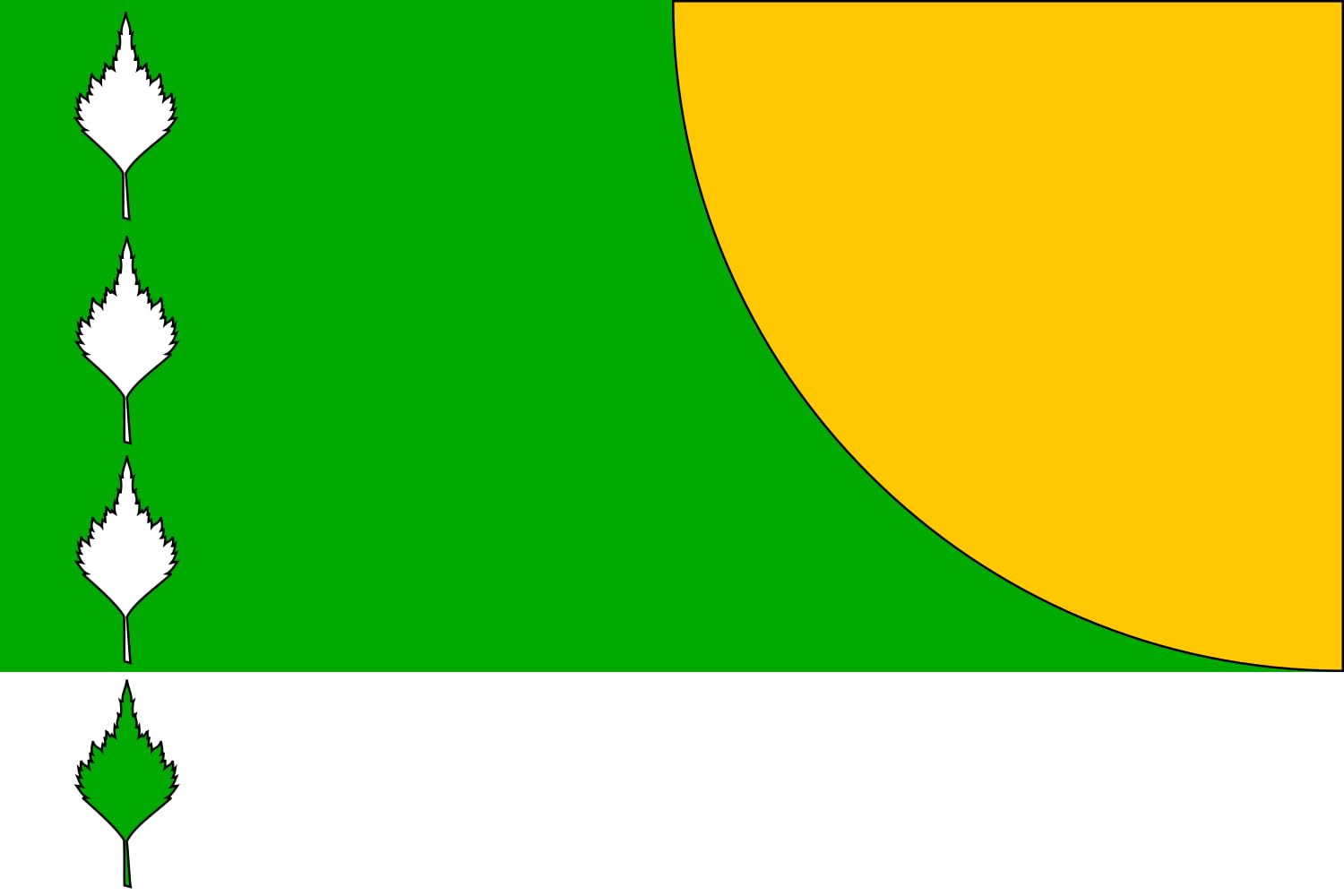 Drapeau CZ municipal Březina grand pavillon en tissu résistant