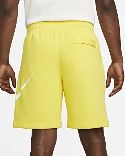 Nike Men's Sportwear Club Shorts (As1, Alpha, M, Regular, Regular, Yellow Strike, Medium) #TOP2