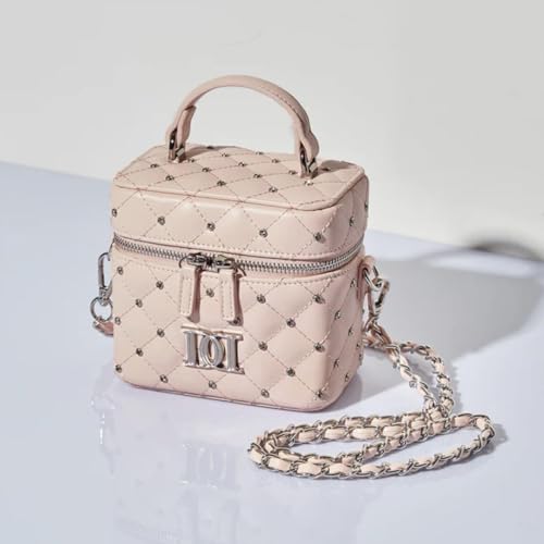 Darich キルティングビジュースクエアミニバッグ PNK ピンク