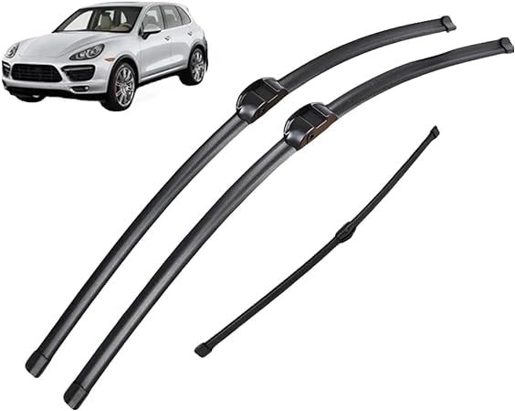Essuie-glace Porsche Cayenne 2010-2017 | Roulez serein sous la pluie avec ce kit 3 pièces