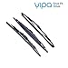 Price comparison product image Corsa Hatchback C (2000 to 2007) Wiper Blade Complete Set X3 Front Rear - M.O.T. Test Compliant