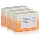 3 Bars of Kojic Acid, Placenta, Glutathione Triple Whitening/Bleaching Soap