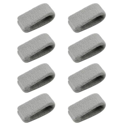 Solvio 8 Pcs Duvet Clips to Keep Duvet in Place Quilt Clips with One-Key Unlock Non-Slip Duvet Cover Clips Soft Cotton Fabric Comforter Fasteners for Bedding Blankets and Curtains Grey