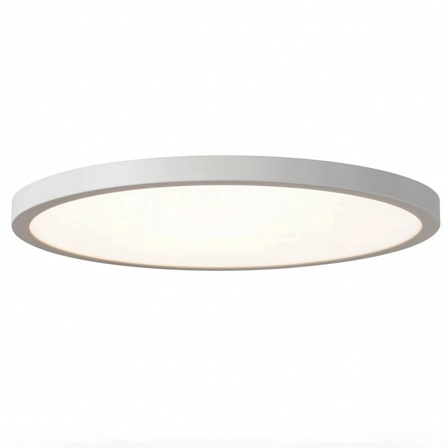 Ojiva® Ultra-Thin Flush Mount Ceiling Light Low-Profile Round Ceiling Light Modern Minimalist for Bedroom, Study Room, White, 50CM Monochrome-picture-25