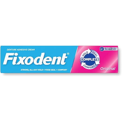 Fixodent Denture Adhesive Cream Original 2.4 Oz