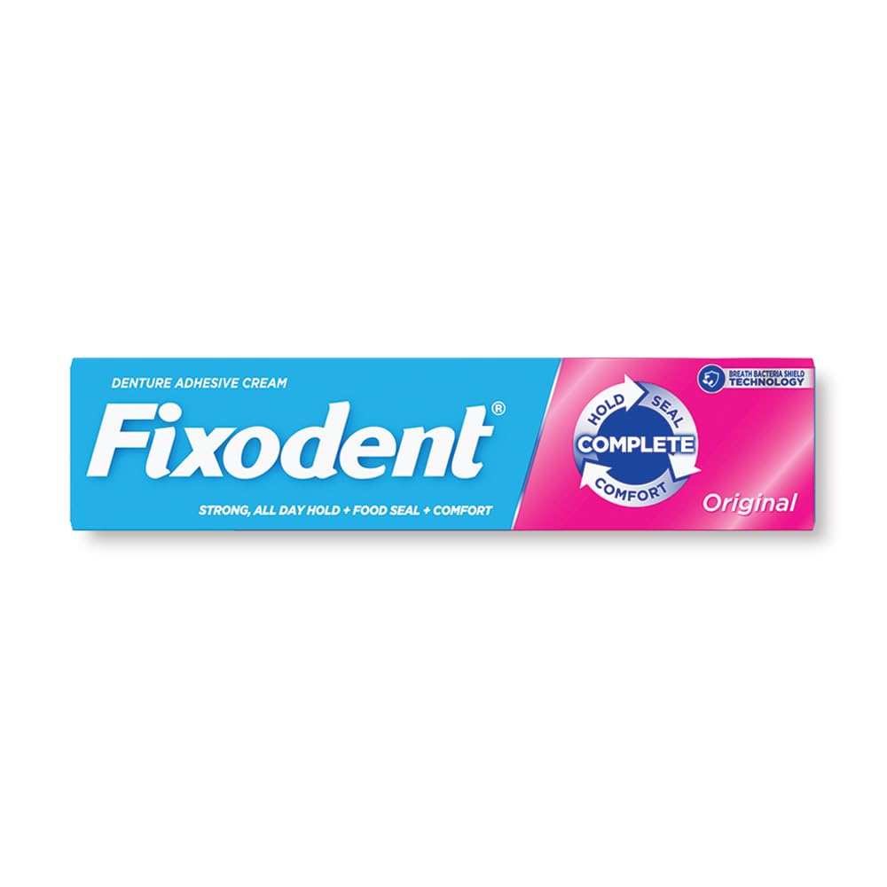 Fixodent Complete Original Denture Adhesive Cream, 2.4 Oz 2.4 Ounce (Pack of 1)