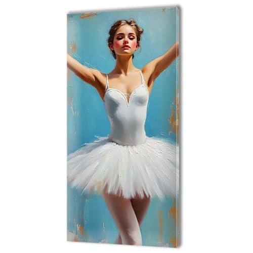 ペイントバイナンバー 女の子 バレエ 大人用 初心者向け DIY 油絵の芸術工芸品 大人向け 数字塗り絵 しわ防止キャンバス Acrylic Paint Set 数字油絵 大きい ?意ウォールアート 家の装飾 手工???画 クリスマスプレゼント 50x10
