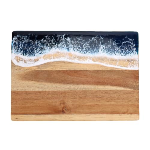 Tabla de cortar artesanal Luocute, madera maciza para servir en tus cenas 2