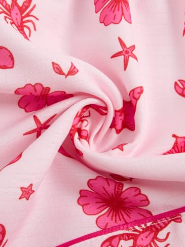 Image of Verdusa Pajamas For Women Set 2 Piece Cute Pjs Sleepwear Lounge Sets | Pj Sets For Woman, Button Down Shirts With Pajama Shorts, Cute Print, Comfy Sets