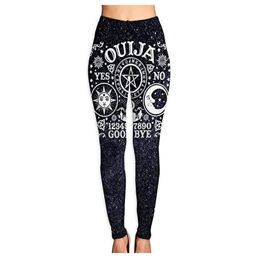Glad självständighetsdag Ouija bräda kvinnors yogabyxor stretch träning löpning