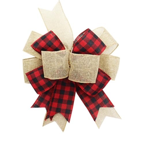 Plaid Bow Burlap Black White Plaid Bows for Wreath Kitchen Decor Black White Burlap Bows Christmas Wreath Bows Large Buffalo Plaid Wreath Poltrona sospesa con struttura resistente alle intemperie
