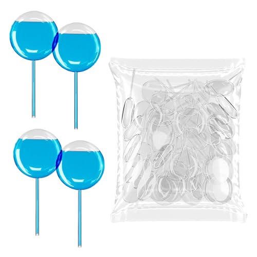 [Ball Style] Vabiooth 50Pcs 4mL Cupcakes Disposable Plastic Transfer Pipettes Liquid Dropper for Chocolate or Strawberries Cupcakes, Ice Cream, Mini Cakes, Waffles, Children's Painting