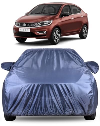 Image of Autofact Premium Car Cover for Tigor | All Weather Water-Resistant Full Body Car Cover | Light-Weight Triple-Stitched Outdoor Shield with UV Protection, Dustproof & Heat-Resistant