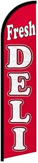 Fresh Deli Windless Swooper Flag Feather Banner