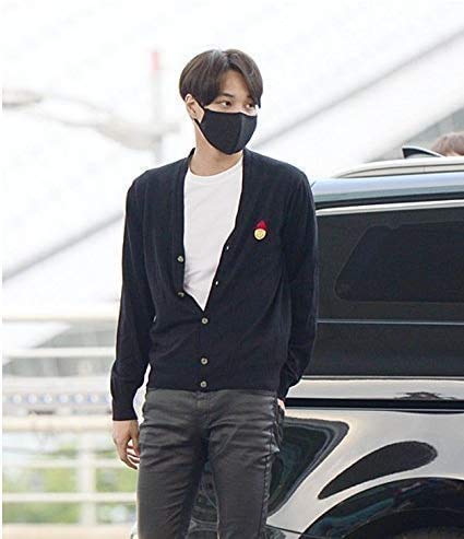 Made-in-Korea-Unisex-Kpop-Mask-Basic-Black-Cotton-Face-Mouth-Mask-BTS-EXO-Mask-SoltreeBundle-Oil-Blotting-Paper-50pcs Made in Korea Unisex Kpop Mask Basic Black Cotton Face Mouth Mask + SoltreeBundle Oil Blotting Paper 50pcs