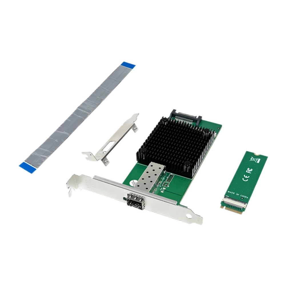 Scheda di rete Server M.2 B+M Key Scheda di rete NIC Ethernet SFP 10 GbE a Porta Singola 8 Canali per Sistema Linux Win10 FreeBSD