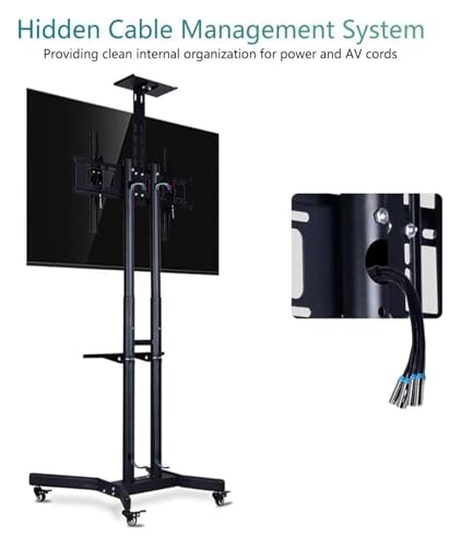 Soporte móvil para TV con ruedas miniatura 5