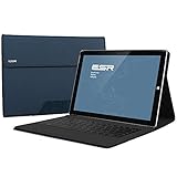 Surface Pro 3 Case, ESR New Intelligent Series Microsoft Surface Pro 3 Tablet Case Folio Case Stand Case with Scratch Resistant Pure Polycarbonate Back Plate (Blue)