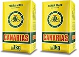 Canarias Yerba Mate Canarias (Hierba Mate)1 kg (Paquete de 2)