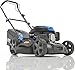 Hyundai 20” 51cm Self-Propelled Petrol Lawnmower, Powerful 196cc 4-Stroke Engine, 4-in-1 Mulch Bag Side & Rear Discharge, 60L Grass Box, Black Edition