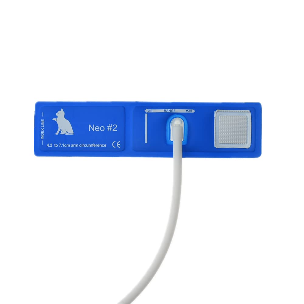 Brazalete de un Solo Tubo para Animales Esfigmomanómetro Manguito de Presión (4,2-7,1cm)
