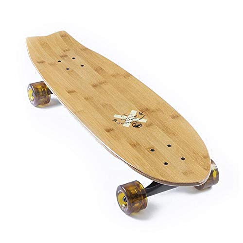 Arbor Collective Bamboo Collection Skateboard Bundled With Swell Skate Tool + Crate White Shark Sticker (Sizzler Bamboo) #TOP1