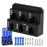 Optimisation du flux de travail: Avec ses six emplacements dédiés et son stockage compartimenté robuste, ce rack mural organise ment les pièces. Il assure une récupération rapide des outils, favorisant une productivité accrue pour les réparations automobiles ou les activités de création.