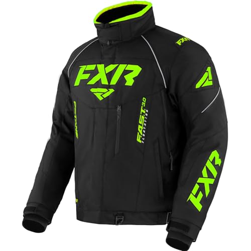 FXR Men's Octane Jacket (Black/Lime - Medium)