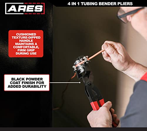 Image of ARES 10023 4-in-1 Quick Change Tubing Bender Pliers - 3 /16 to 3 /8-In
