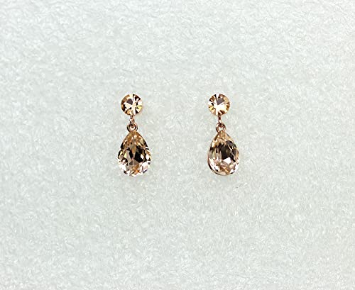 Image of Faship Gorgeous Rhinestone Crystal Floral Necklace Earrings Set