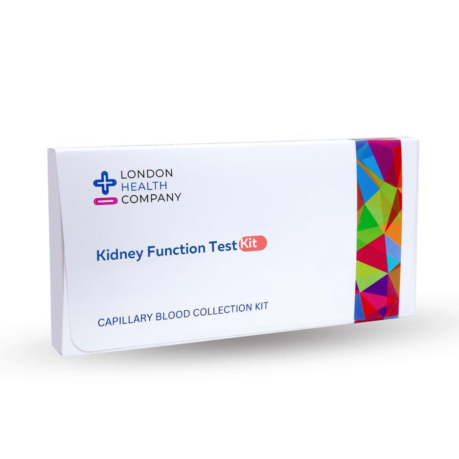 Kidney Function Blood Test. Complete Home Sample Collection kit for Laboratory Analysis & Report. Tests Parameters include Creatinine, Urea, Uric Acid, Calcium, Albumin