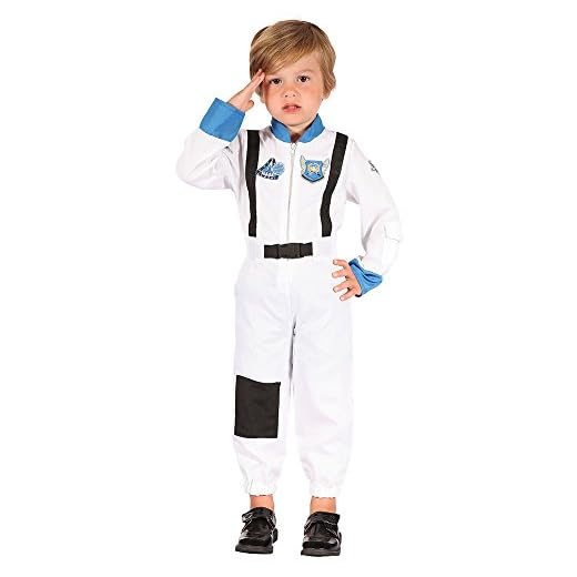 Bristol Novelty Déguisement d’Astronaute pour Enfant 2-3 Ans, CC065, Noir, XS