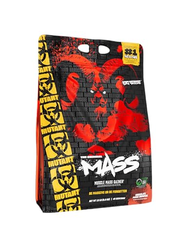Mutant Mass Weight Gainer Protein Powder – Build Muscle Size and Strength with 1100 Calories...