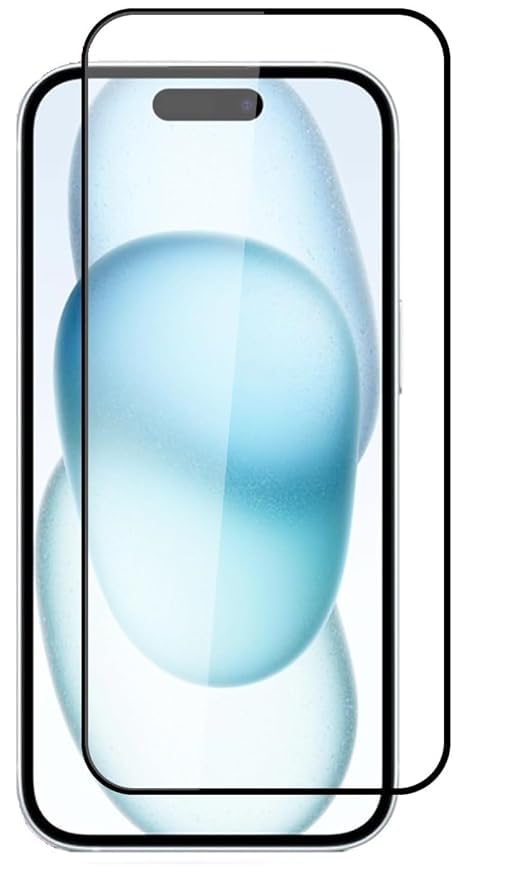 FEXAM® Tempered Glass Screen Protector Compatible For Apple iPhone 16 pro with Edge to Edge Coverage and with Easy Installation Kit