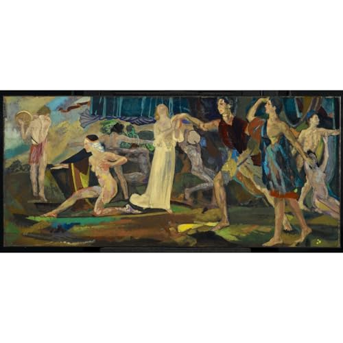 Impression giclée Arthur B. Davies Fraîcheur des blessés toile décoration murale 101x127