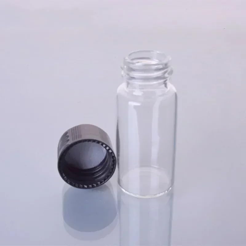 Flacone for campioni di reagenti in vetro borosilicato trasparente - da 2 ml a 60 ml con tappo a vite for esperimenti chimici(2ml 100pcs)