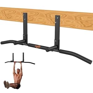 Fitarc Joist Mount Pull Up Bar, Chin Up Bar Ceiling Mount, Heavy Duty, Workout for Home Gym, 42 inch Wide -Patent Pending