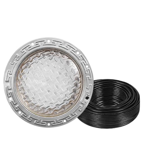 Life-Bulb - 10 Inch Intelli Color Pool Light for Inground Pool - 120V - 100 Ft Cord - Swimming Pool Light Fixture, LED Lights - Replacement for Pentair IntelliBrite 5G - Lifetime Replacement Program